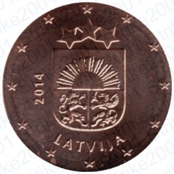 Lettonia 2014 - 1 Cent. FDC