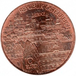 Austria - 10€ Rame 2012 FDC Provincia della Stiria