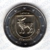 Lettonia - 2€ Comm. 2018 FDC Zemgale Semgallia
