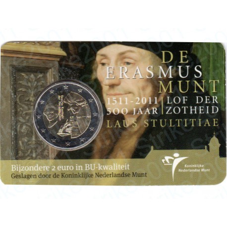 Olanda - 2€ Comm. 2011 FDC Erasmus in Folder