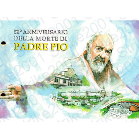 Vaticano - 2€ Comm. 2018 Padre Pio in busta Filatelica
