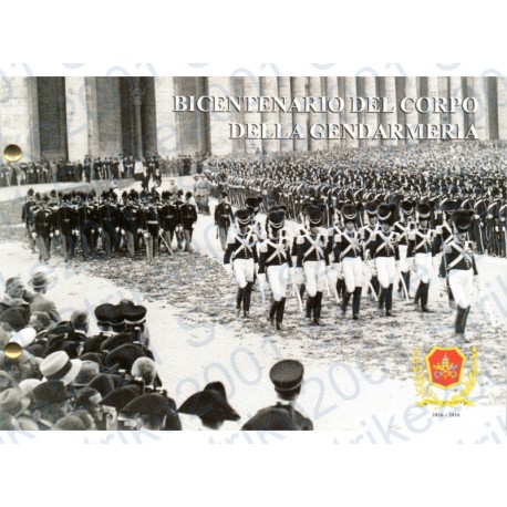 Vaticano - 2€ Comm. 2016 Corpo Gendarmeria in busta Filatelica