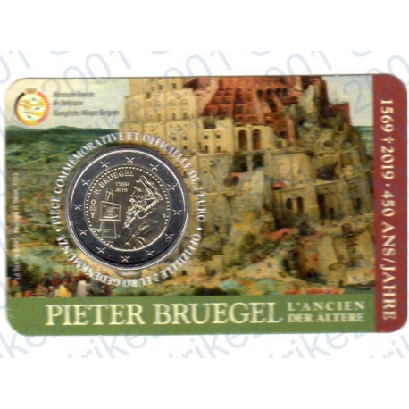 Belgio - 2€ Comm. 2019 FDC Pieter Bruegel  (Francia) in Folder