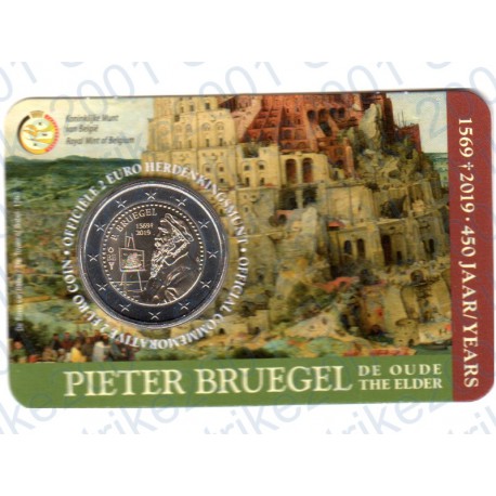 Belgio - 2€ Comm. 2019 FDC Pieter Bruegel (Olanda) in Folder