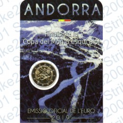 Andorra - 2€ Comm. 2019 FDC Coppa del Mondo Sci Alpino