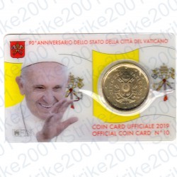 Vaticano - Coin Card 2019 FDC nr. 10