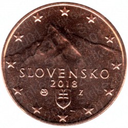 Slovacchia 2018 - 1 Cent. FDC