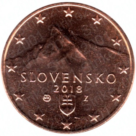 Slovacchia 2018 - 1 Cent. FDC