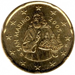 San Marino 2005 - 20 Cent. FDC