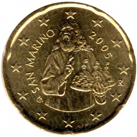 San Marino 2005 - 20 Cent. FDC