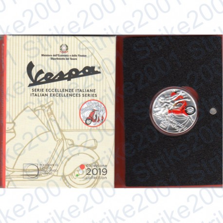Italia - 5€ 2019 FDC Vespa Rossa