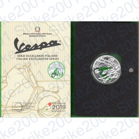 Italia - 5€ 2019 FDC Vespa Verde