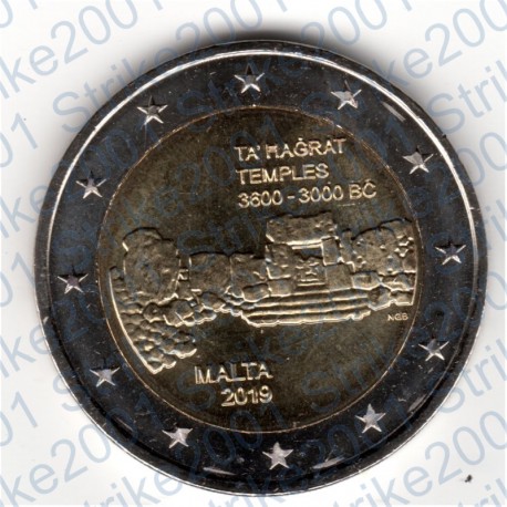Malta - 2€ Comm. 2019 FDC Templi Ta Hagrat