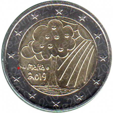 Malta - 2€ Comm. 2019 FDC Natura e Ambiente - Cornucopia