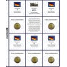 Kit Foglio 2€ Comm. 2019 Germania Muro Berlino 5 Zecche