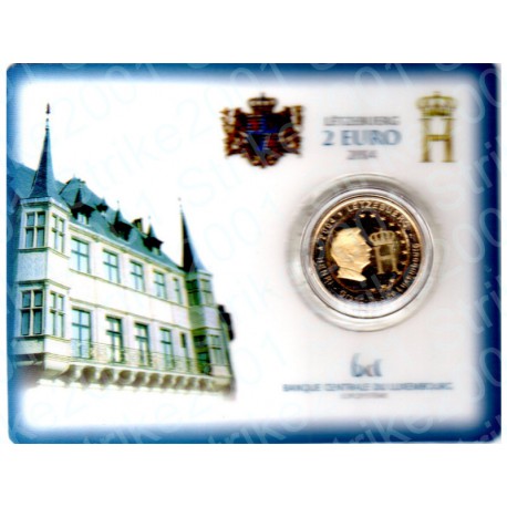 Lussemburgo - 2€ Comm. 2004 FDC Granduca Henry in Folder