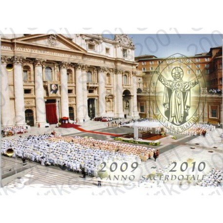 Vaticano - 2€ Comm. 2010 Anno Sacerdotale in busta Filatelica