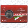 Italia - 2€ Comm. 2020 FDC Vigili del Fuoco in Folder