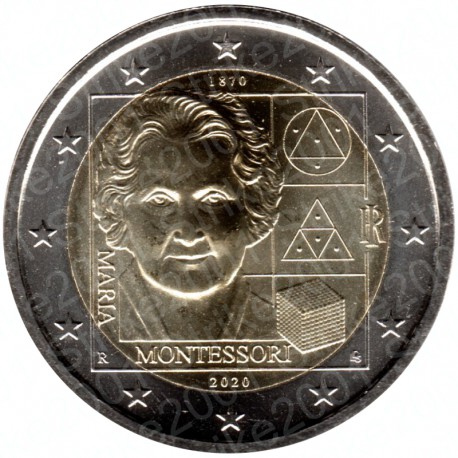 Italia - 2€ Comm. 2020 FDC Maria Montessori