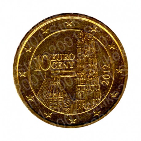 Austria 2012 - 10 Cent. FDC