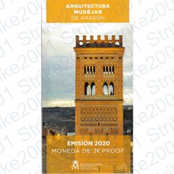 Spagna - 2€ Comm. 2020 FS Aragona in Folder