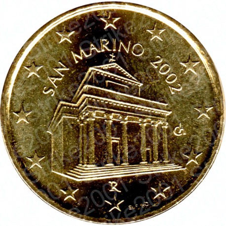 San Marino 2002 - 10 Cent. FDC