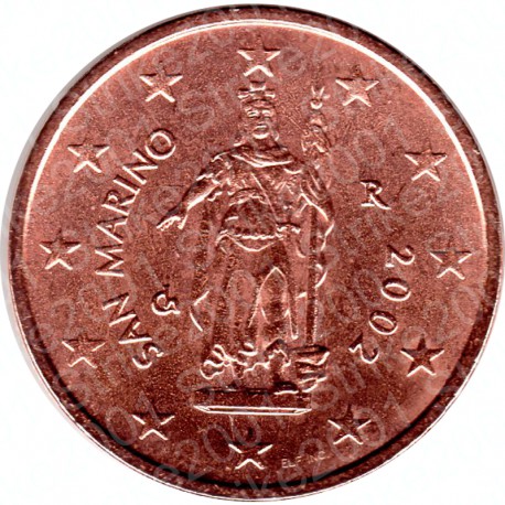 San Marino 2002 - 2 Cent. FDC