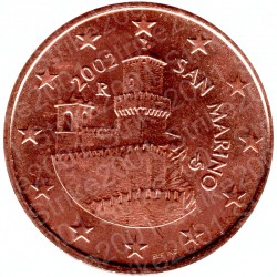 San Marino 2002 - 5 Cent. FDC