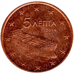 Grecia 2014 - 5 Cent. FDC