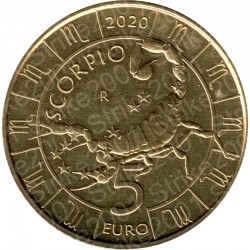 San Marino - 5€ 2020 FDC Zodiaco Scorpione - Scorpio