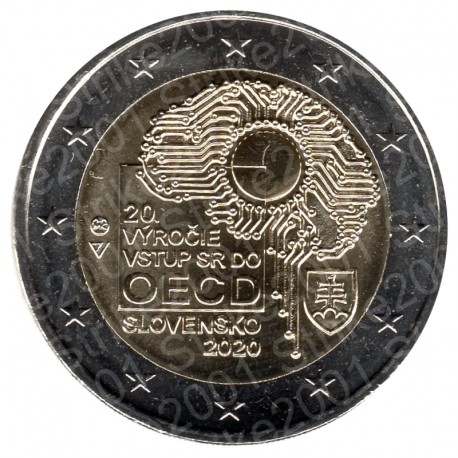 Slovacchia - 2€ Comm. 2020 FDC 20° Ocse