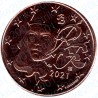 Francia 2021 - 1 Cent. FDC