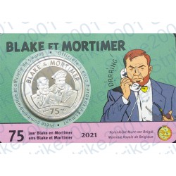 Belgio - 5€ 2021 FDC Blake et Mortimer in Folder