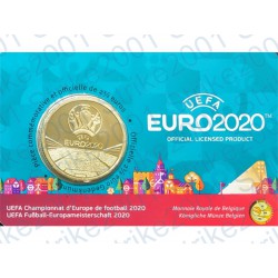Belgio - 2,5€ 2021 FDC Uefa 2020 in Folder (Francia)