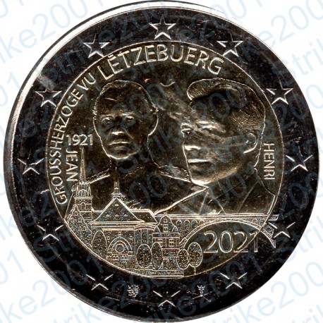 Lussemburgo - 2€ Comm. 2021 FDC Nascita Granduca Jean