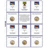 Kit Foglio 2€ Comm. 2021 Germania Magdeburgo 5 Zecche