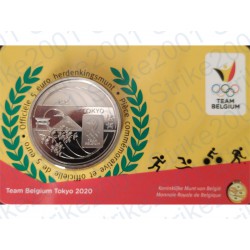 Belgio - 5€ 2020 FDC Team Olimpiadi Tokyo  in Folder