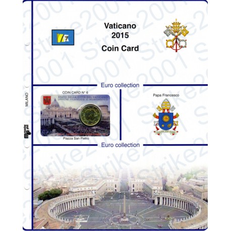 Kit Foglio Vaticano Coin Card 2015
