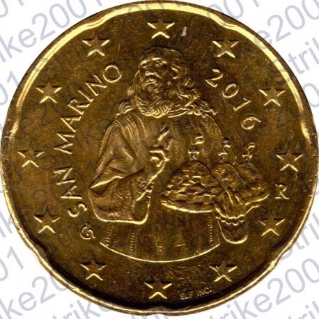 San Marino 2016 - 20 Cent. FDC
