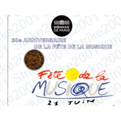 Francia - 2€ Comm. 2011 FDC Festa della Musica in Folder