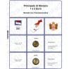 Kit Foglio 2 Euro e 1 Euro Monaco 2021