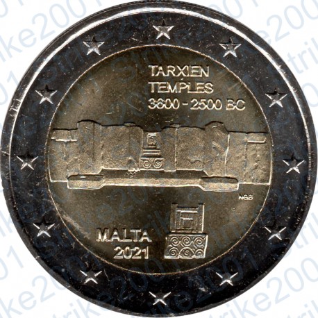 Malta - 2€ Comm. 2021 FDC Templi Tarxien