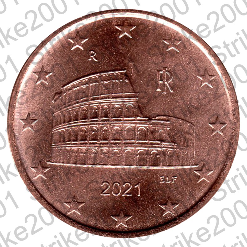 Italia 5 cent. 2021 FDC