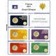 Kit Foglio Francia 2 Euro Comm. 2021 in folder Olimpiadi Parigi 2024