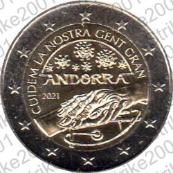 Andorra - 2€ Comm. 2021 FDC Cura degli anziani
