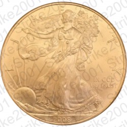 America - 1 Dollaro Argento Liberty Oncia 2008 FDC