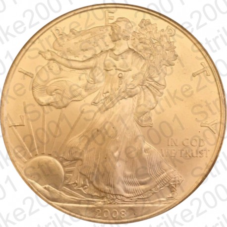 America - 1 Dollaro Argento Liberty Oncia 2008 FDC