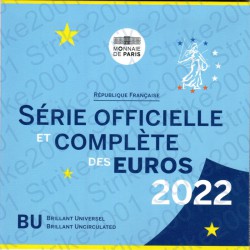 Francia - Divisionale Ufficiale 2022 FDC NUOVO CONIO