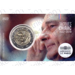 Francia - 2€ Comm. 2022 FDC Jacques Chirac in Folder