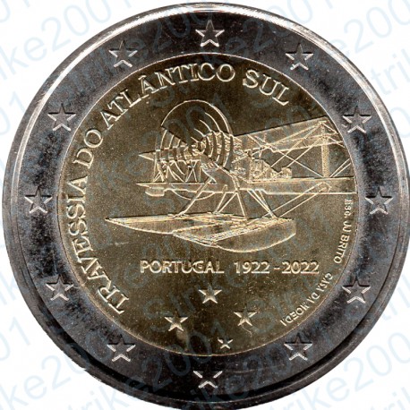 Portogallo - 2€ Comm. 2022 FDC Trasvolata Atlantico